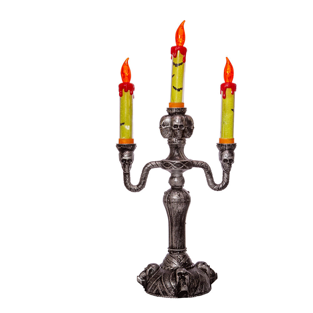 Battery-Operated Halloween LED Candelabra - 15 Inch - Tampa Home & Garden Store