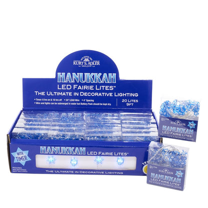Battery-Operated Hanukkah LED Fairy Light - Dreidel - Tampa Home & Garden Store