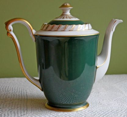 Bavarian Coffee Pot by Schwartzburg with Yellow Roses on Green Background - Tampa Home & Garden Store