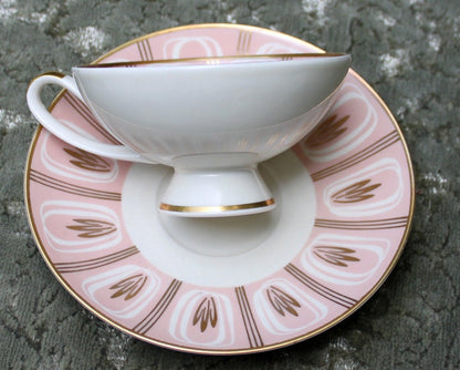 Bavarian Tea Cap and Saucer , Marked S.M. 1110. - Tampa Home & Garden Store