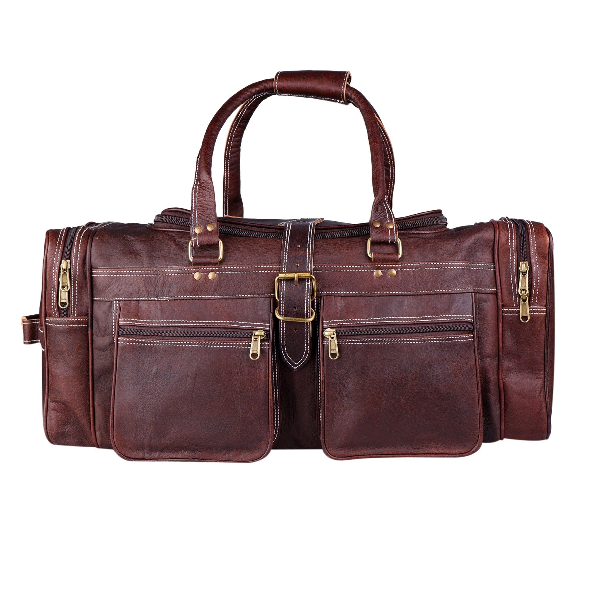 Classy Leather Bags Baxter Duffel - Thumbnail 4