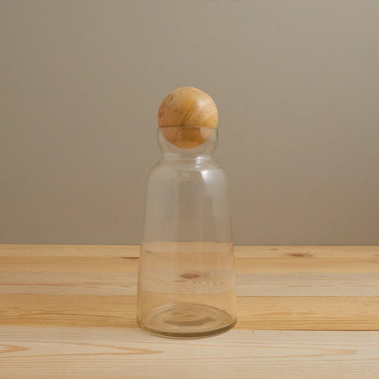 Baylor Decanter with Mango Wood Stopper, Medium - Tampa Home & Garden Store