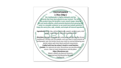 BeNat All-Natural Toothpowder - Tampa Home & Garden Store