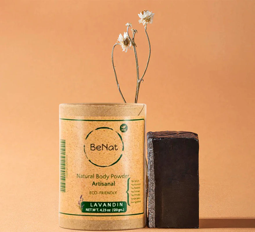 BeNat All-Natural Unscented Deodorant Body Powder — Low Waste, Gentle, & Effective - Tampa Home & Garden Store