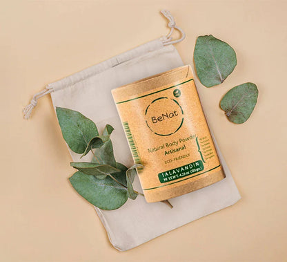 BeNat All-Natural Unscented Deodorant Body Powder — Low Waste, Gentle, & Effective - Tampa Home & Garden Store