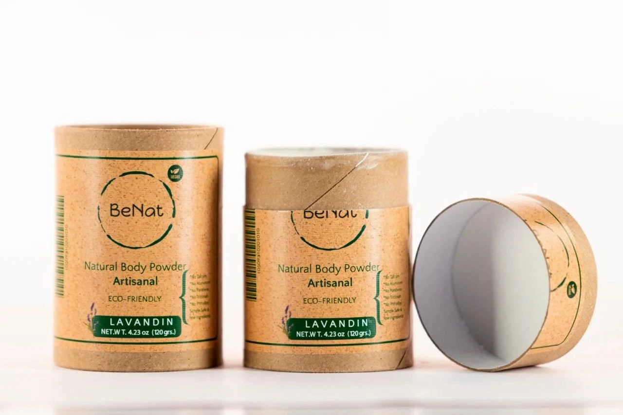 BeNat All-Natural Unscented Deodorant Body Powder — Low Waste, Gentle, & Effective - Tampa Home & Garden Store