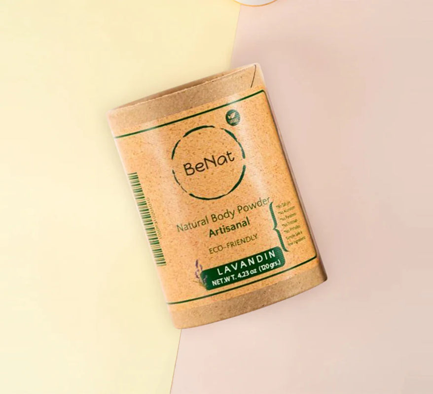 BeNat All-Natural Unscented Deodorant Body Powder — Low Waste, Gentle, & Effective - Tampa Home & Garden Store