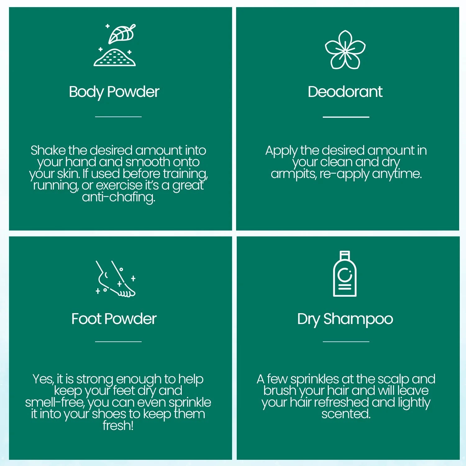 BeNat All-Natural Unscented Deodorant Body Powder — Low Waste, Gentle, & Effective - Tampa Home & Garden Store