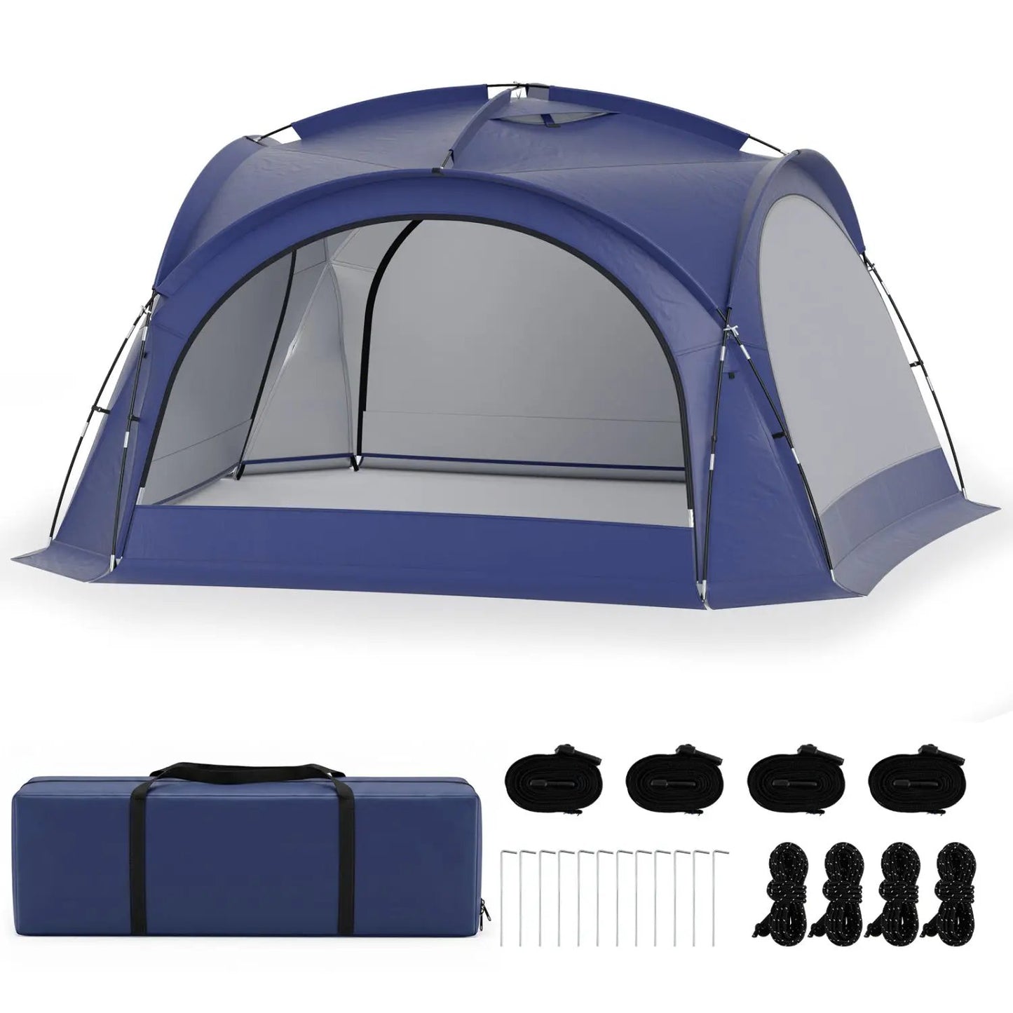 Beach Tent for 12 to 15 People With Sides