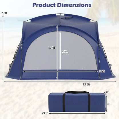 Beach Tent for 12 to 15 People With Sides