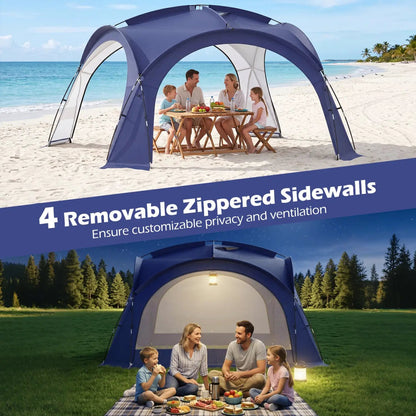 Beach Tent for 12 to 15 People With Sides