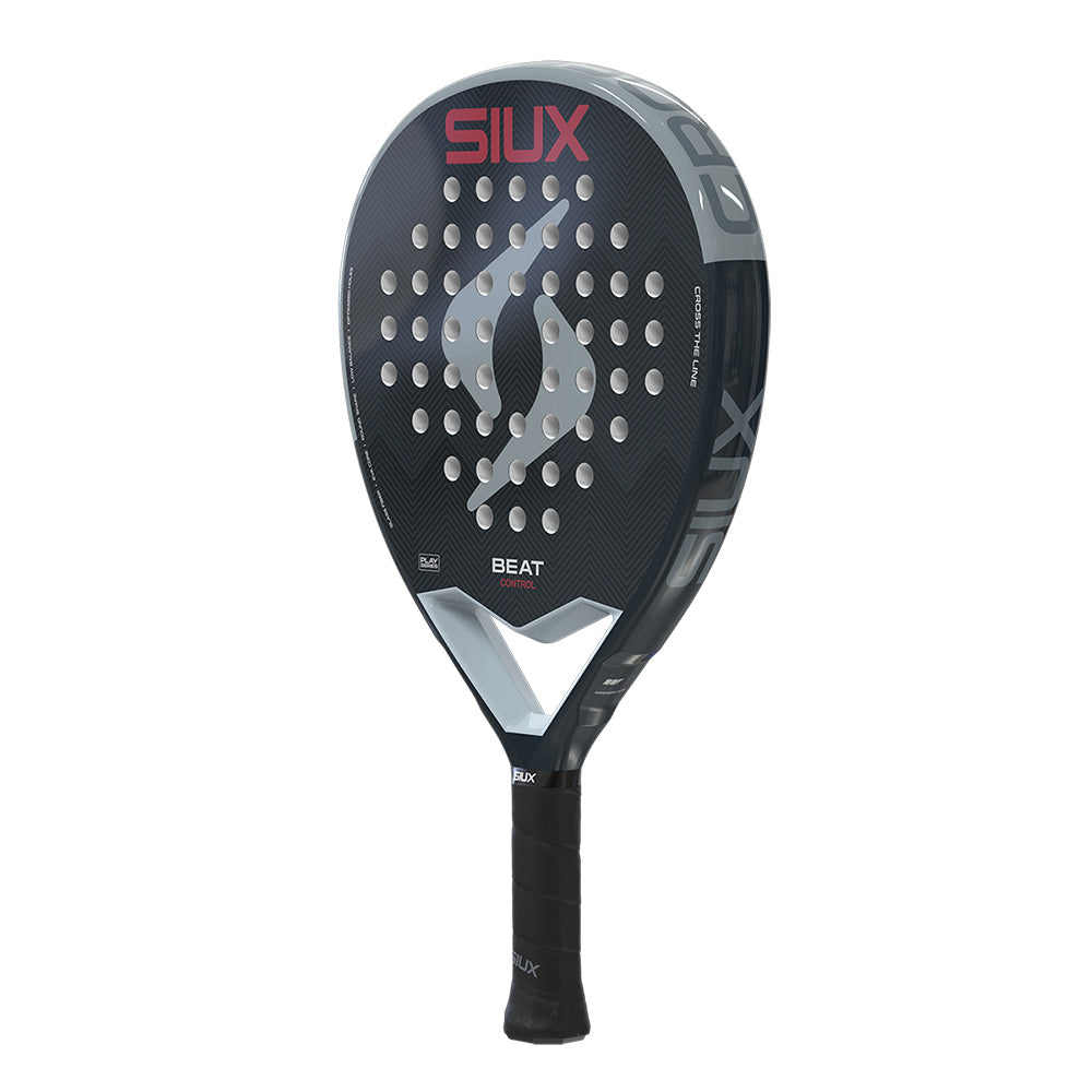 Padel racket Beat Control 2026 by Siux USA in black with silver accents on Tampa Home & Garden Store