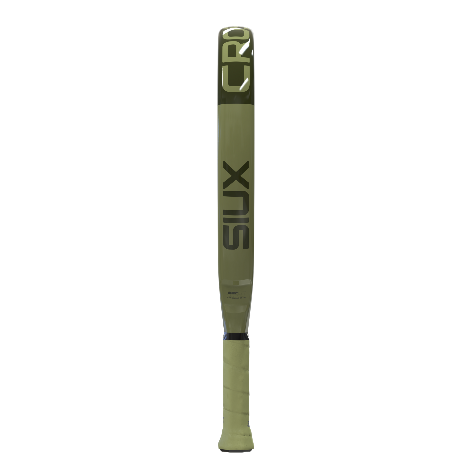 Beat Play Hybrid 2026 padel racket grip close-up olive-green handle with SIUX branding on Tampa Home & Garden Store