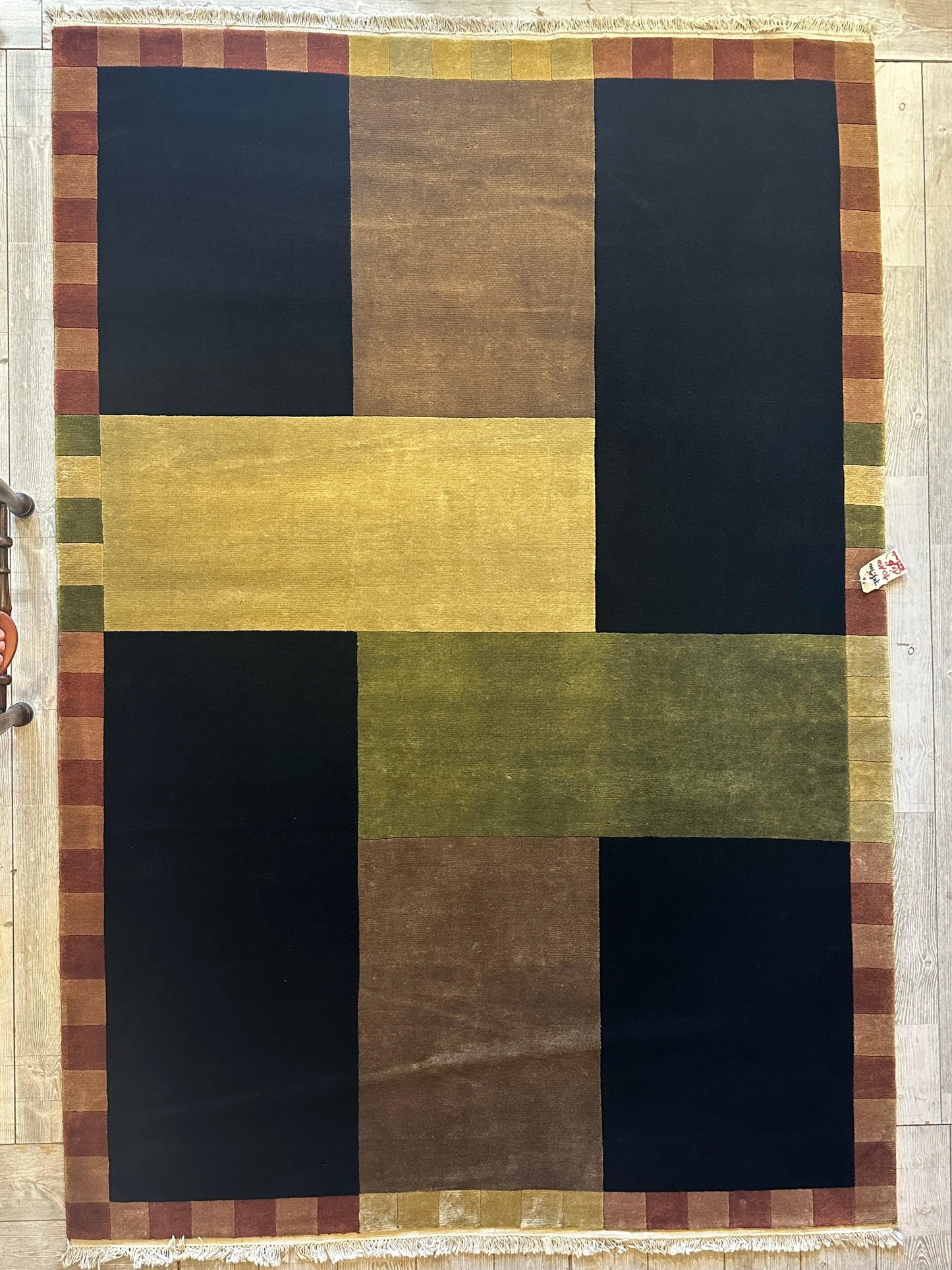 Beautifull Hand Knotted Abstract Area Rug 6’ x 9’ - Tampa Home & Garden Store