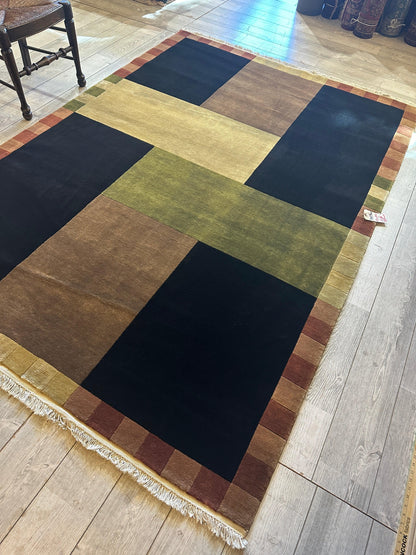 Beautifull Hand Knotted Abstract Area Rug 6’ x 9’ - Tampa Home & Garden Store