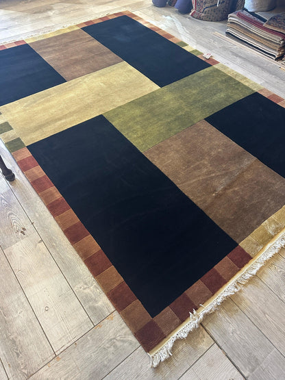 Beautifull Hand Knotted Abstract Area Rug 6’ x 9’ - Tampa Home & Garden Store