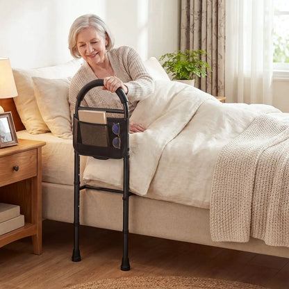 Height Adjustable Bed Rails for Seniors Safe Use
