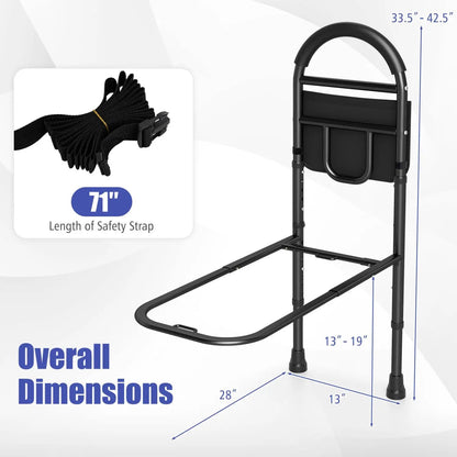 Height Adjustable Bed Rails for Seniors Safe Use
