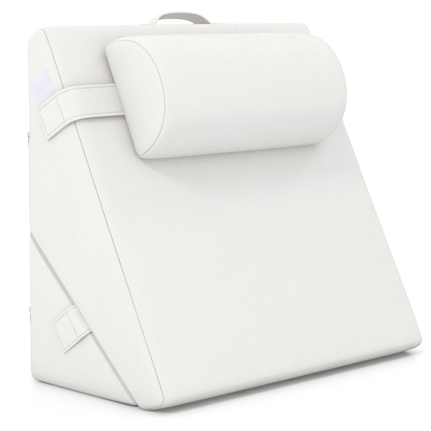 Juego de almohadas de cuña para cama de 3 piezas con espuma viscoelástica con aire - Blanco roto