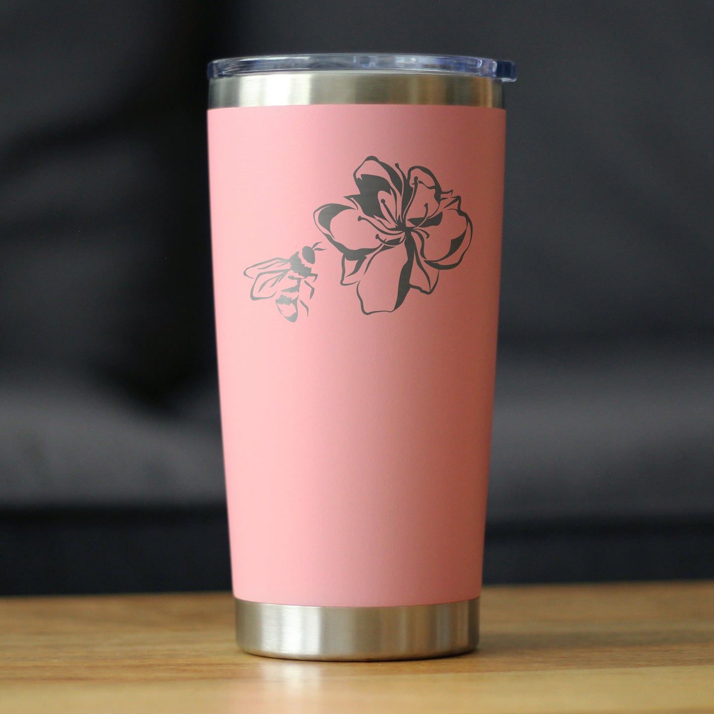 Bee Flower - Cute Gifts for Bumblebee & Nature Lovers - 20 oz Coffee Tumbler - Tampa soil911.com
