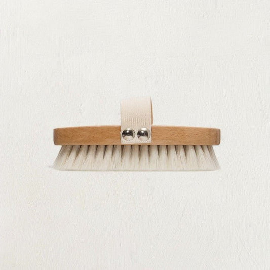 Beech Wood Bath Brush with Elastic Band - Tampa Home & Garden Store