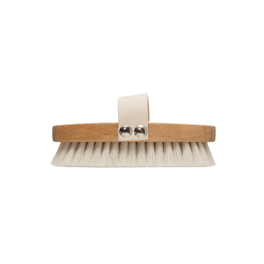 Beech Wood Bath Brush with Elastic Band - Tampa Home & Garden Store