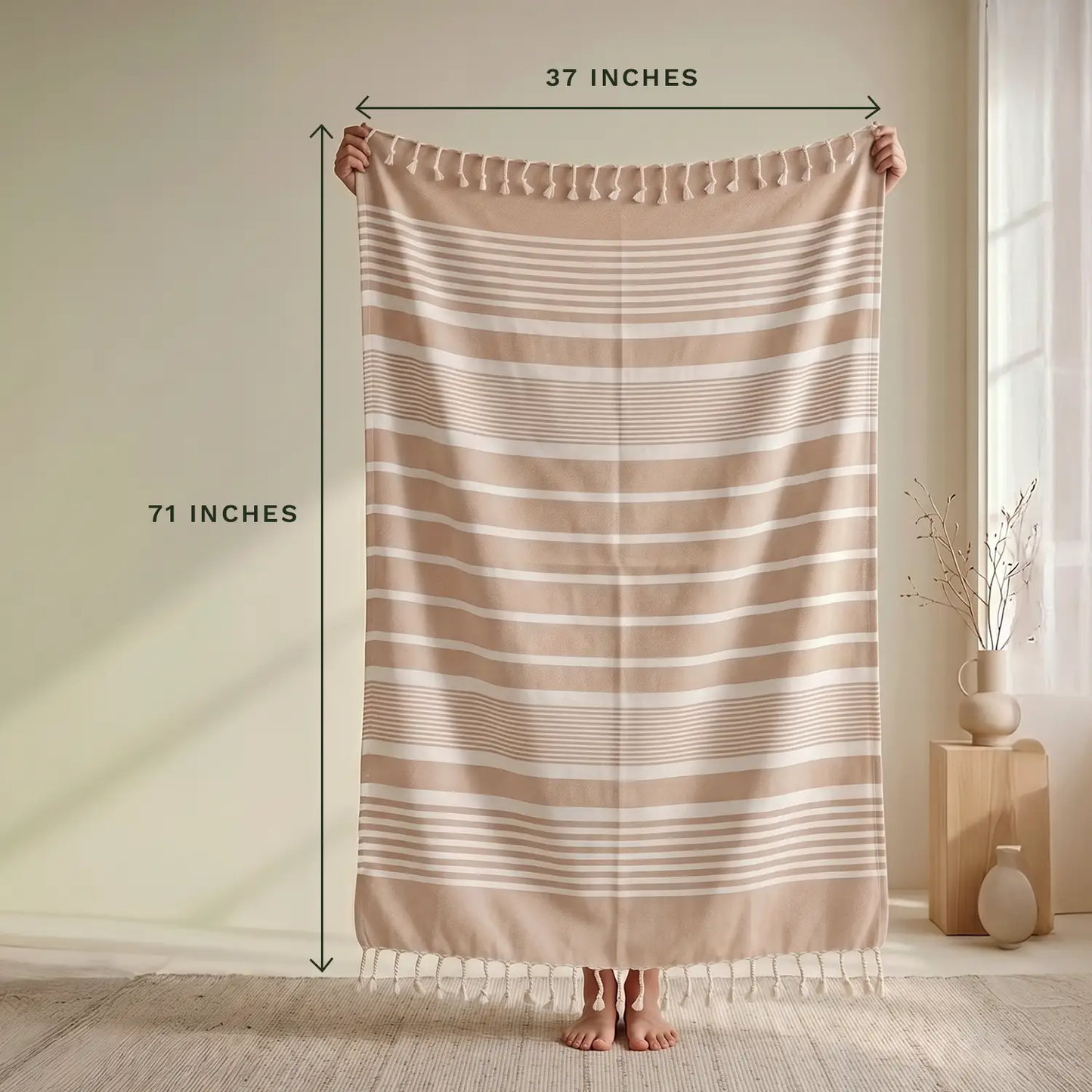 Turkish Quick Dry Beach Towels Organic Cotton