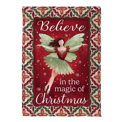 Believe Fairy Suede House Flag - Tampa Home & Garden Store