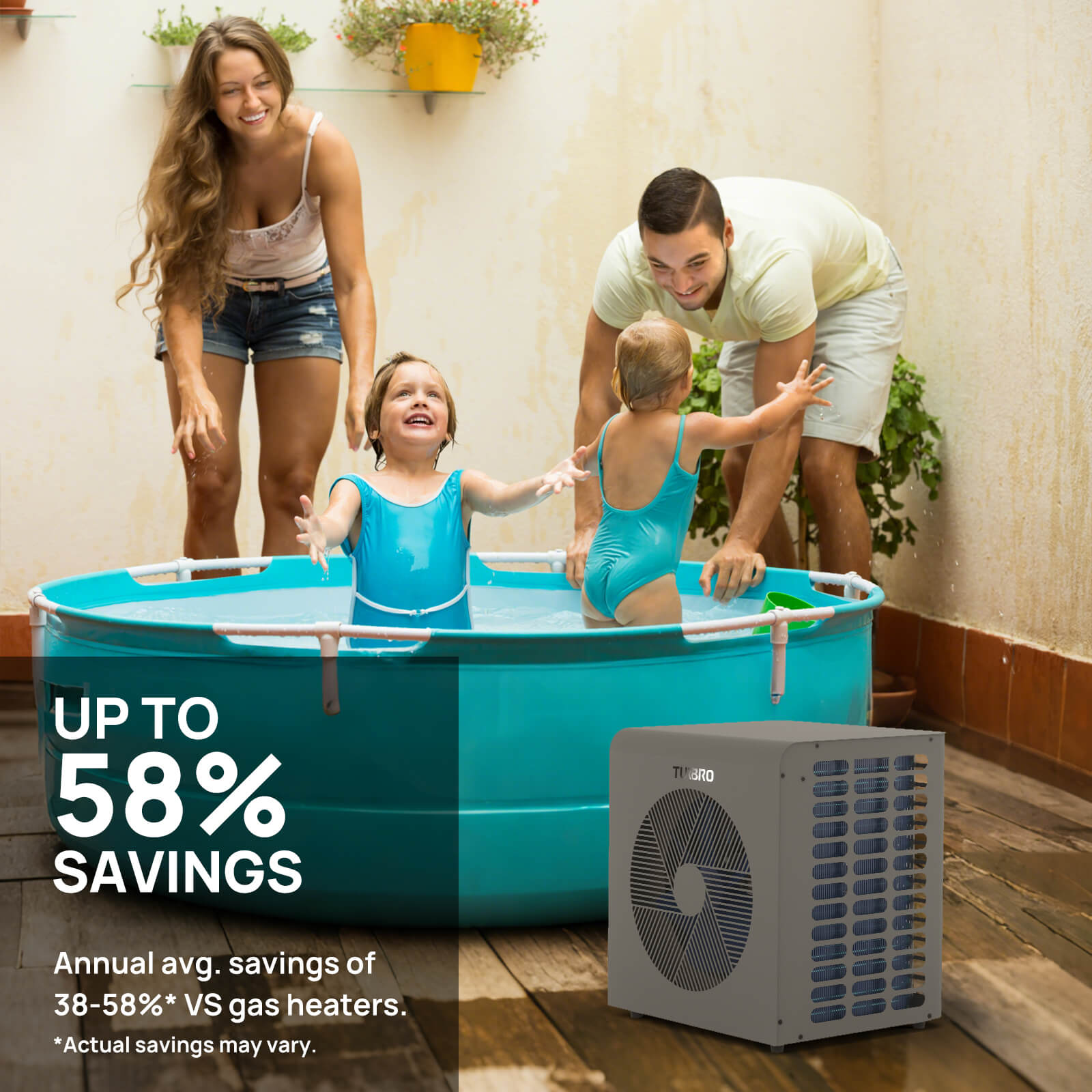 Beluga Inverter Swimming Pool Heat Pump - European version - Tampa Home & Garden Store