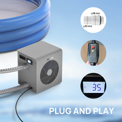 Beluga Inverter Swimming Pool Heat Pump - European version - Tampa Home & Garden Store