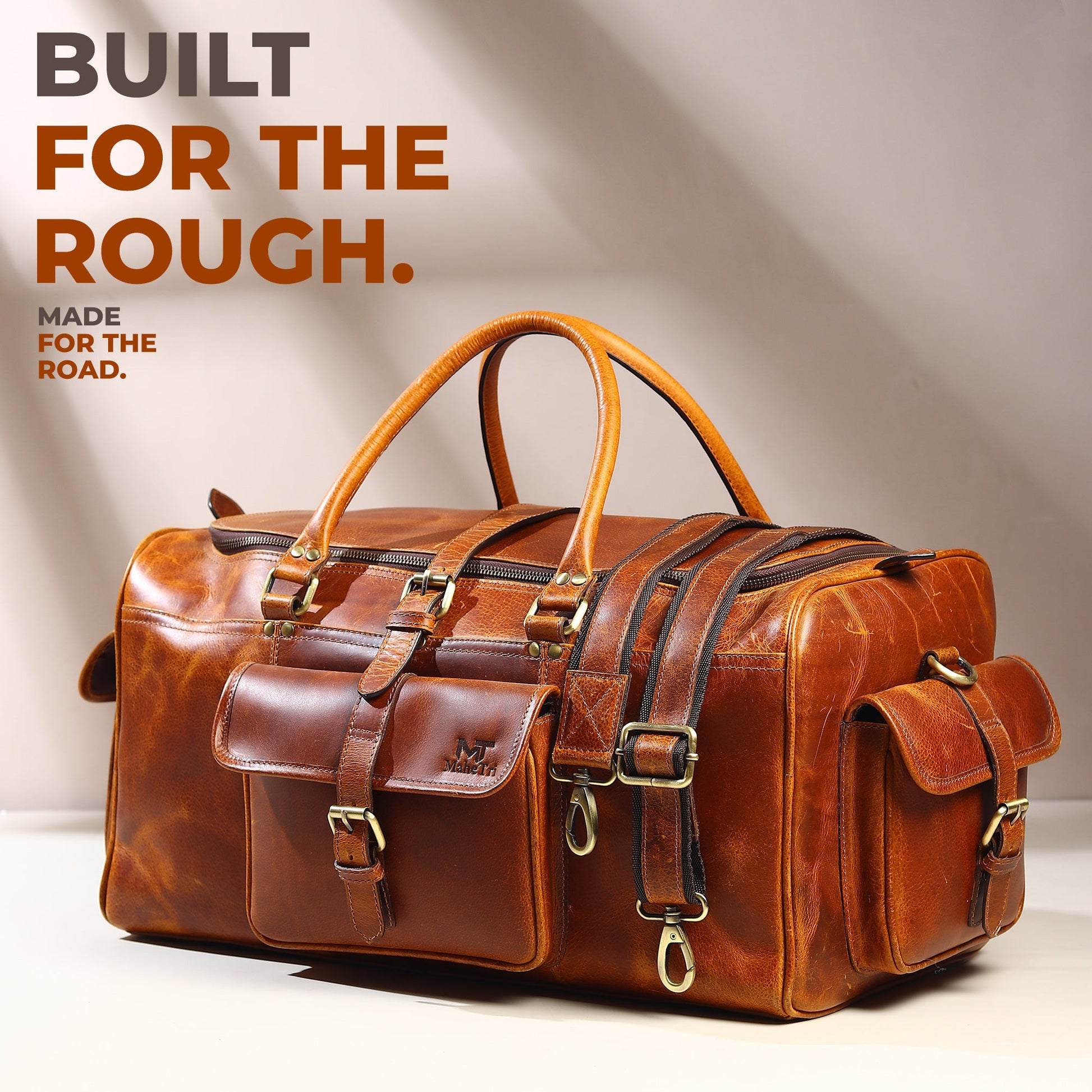 Berlin Leather Weekender Duffle Bag - Tampa Home & Garden Store
