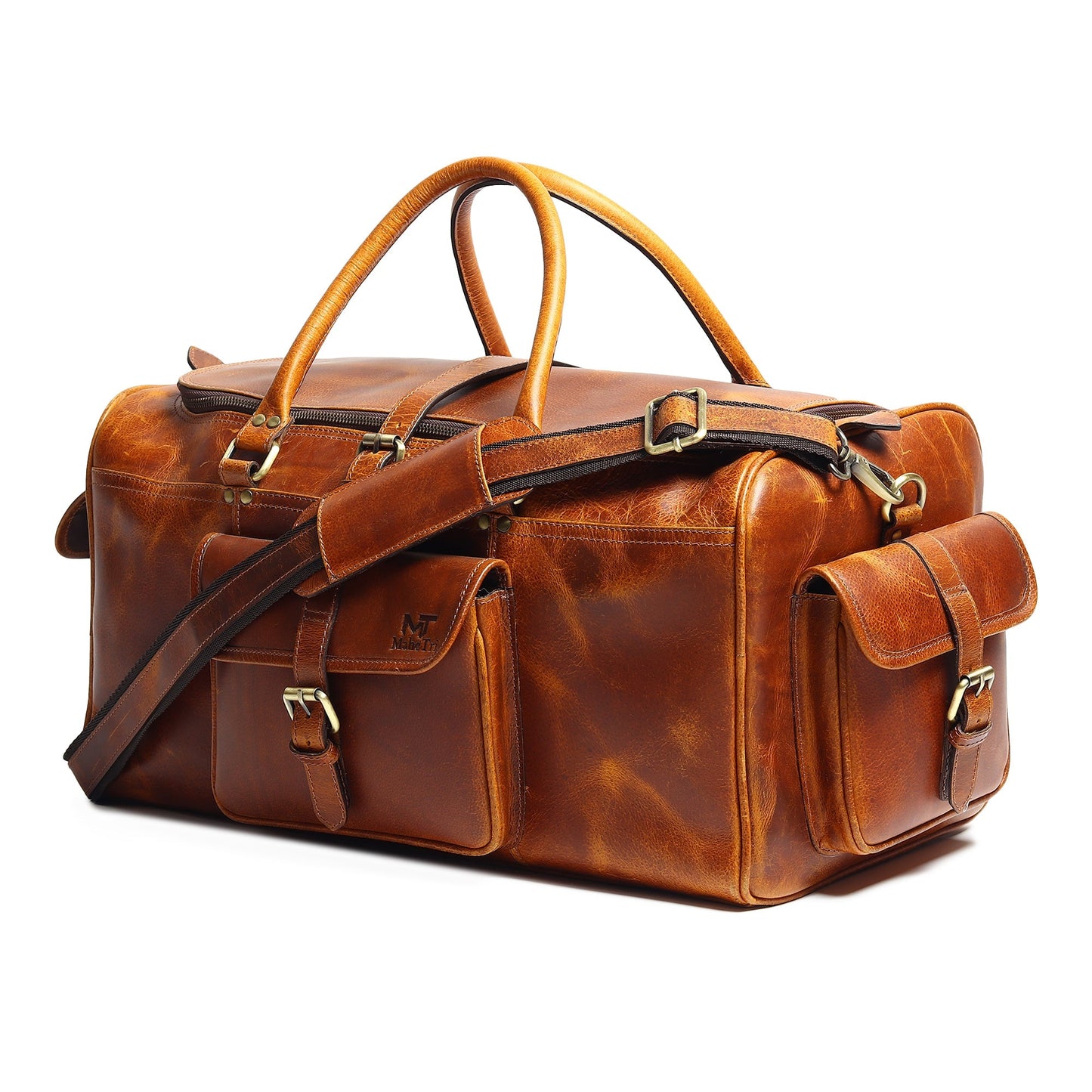 Berlin Leather Weekender Duffle Bag - Tampa Home & Garden Store