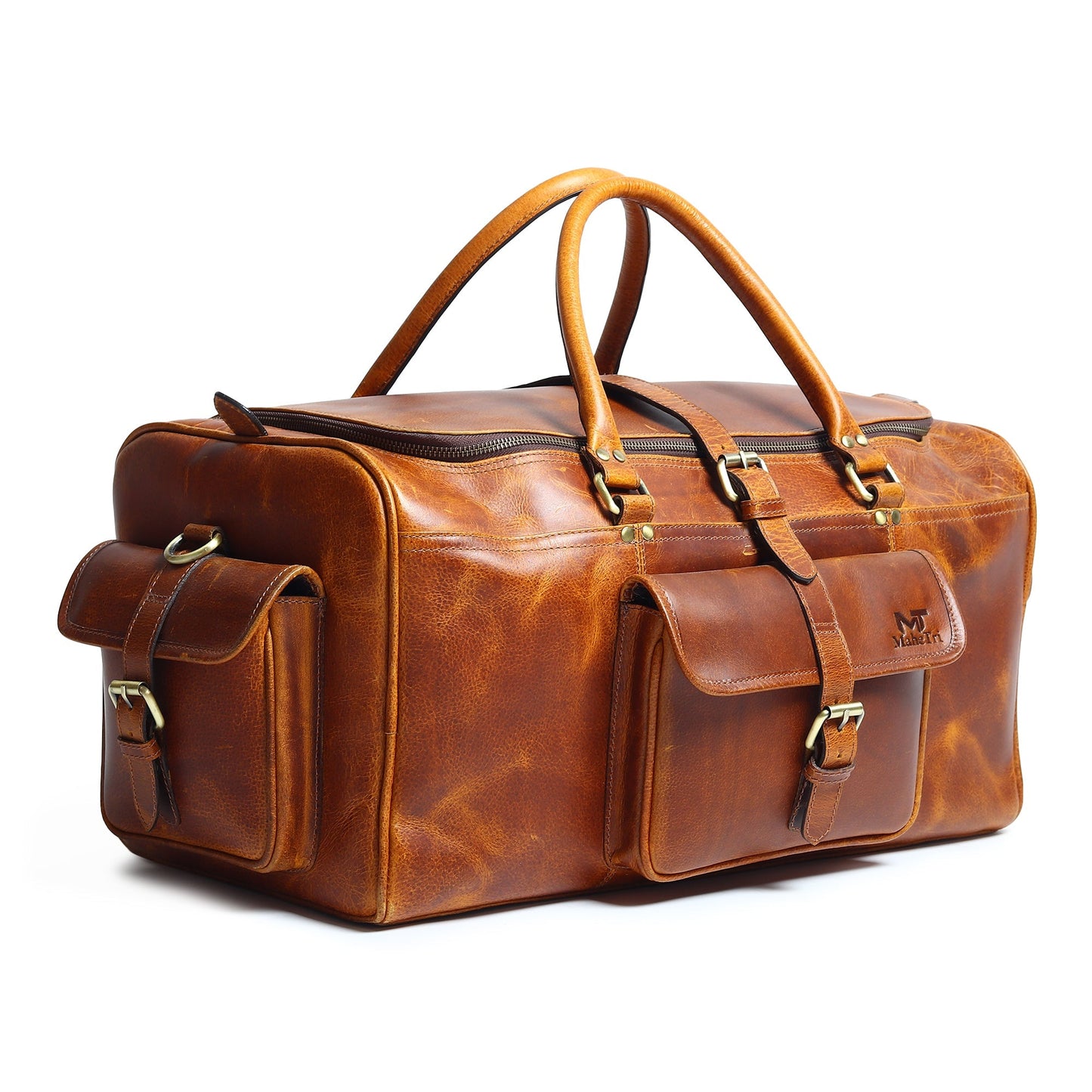 Berlin Leather Weekender Duffle Bag - Tampa Home & Garden Store
