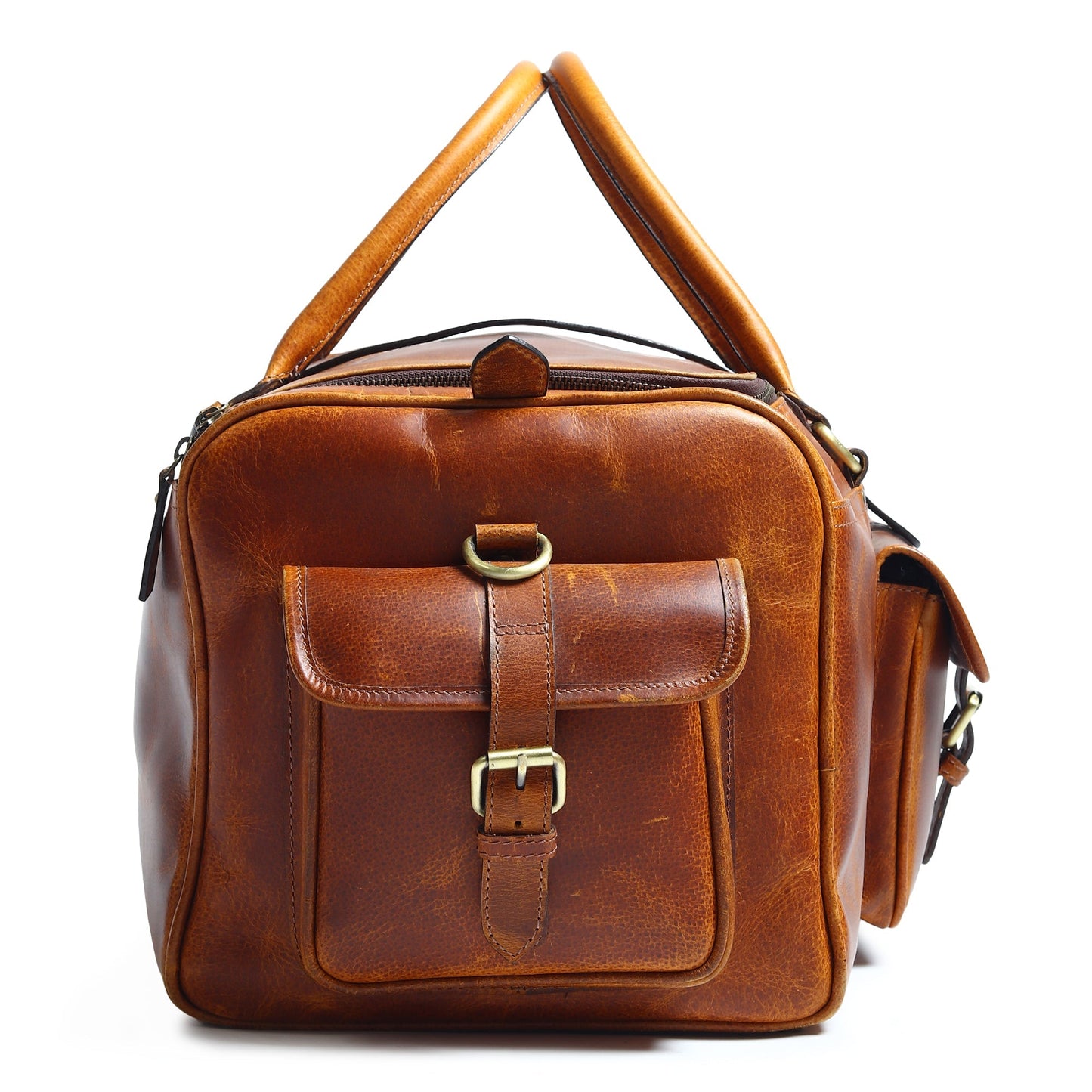 Berlin Leather Weekender Duffle Bag - Tampa Home & Garden Store
