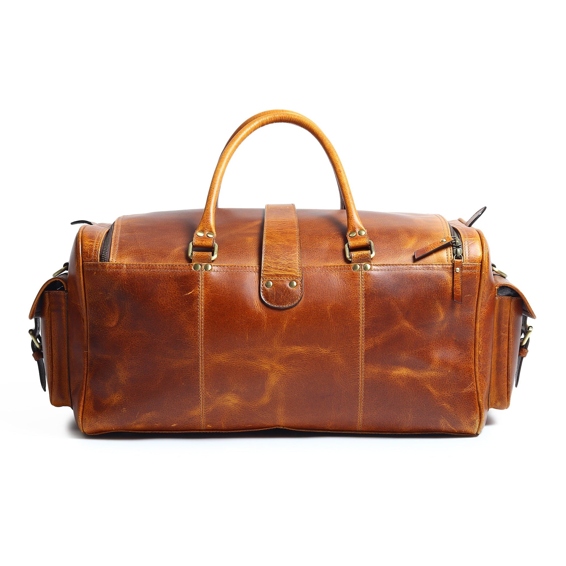 Berlin Leather Weekender Duffle Bag - Tampa Home & Garden Store