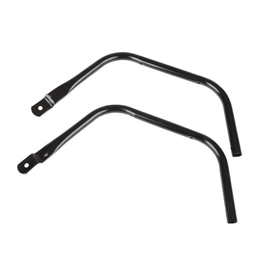 Bessemer patio fireplace leg replacement set, black metal legs, 2pc shown on Tampa Home & Garden Store