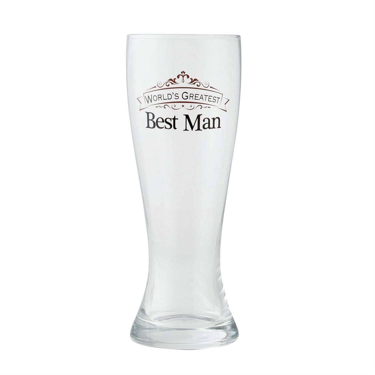 Best Man Beer Glass - Tampa Home & Garden Store