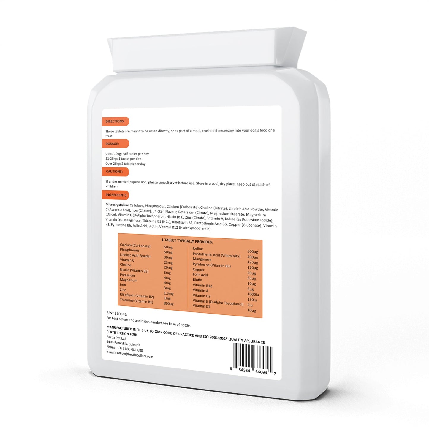 Bestia Dog Sport VitaMAX - Tampa Home & Garden Store