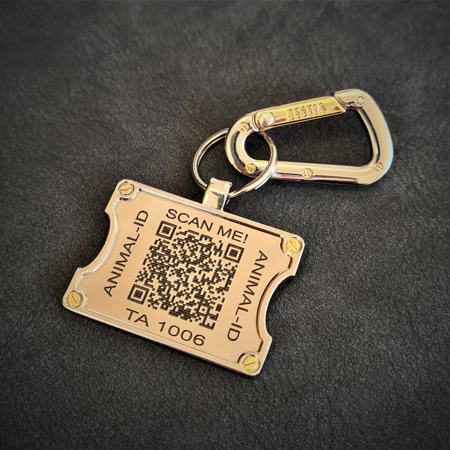 Bestia QR Dog ID Tag - Tampa Home & Garden Store