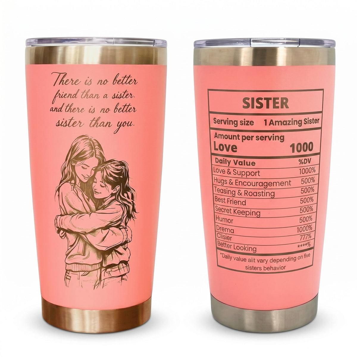 20oz Insulated Tumbler and a Perfect Sister Gift