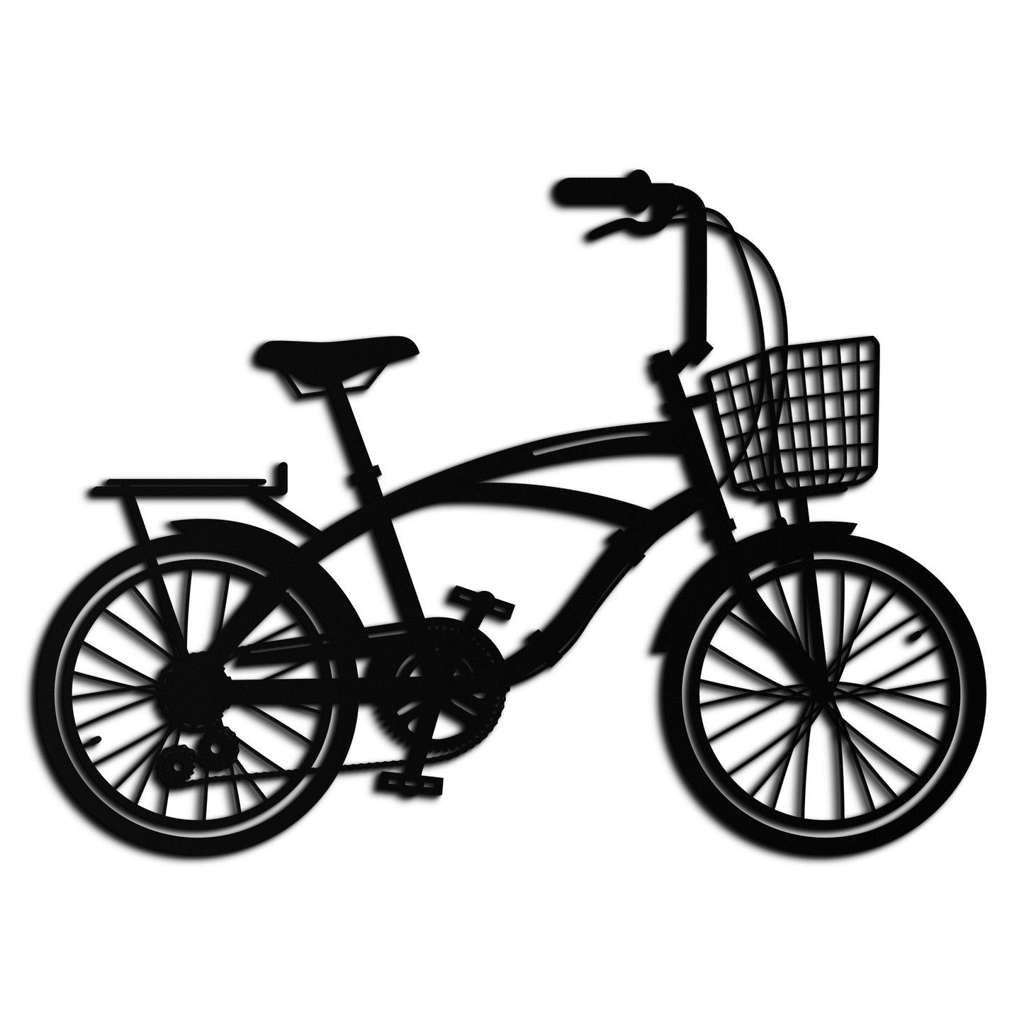 Bicycle Metal Wall Art - Modern Industrial Bike Decor - KAF124 - Tampa Home & Garden Store