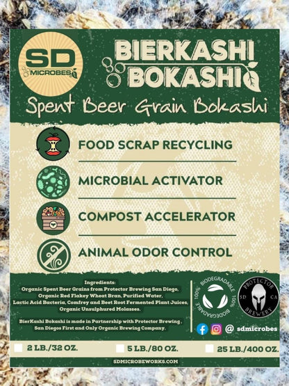 BierKashi Bokashi 5 - 50 lbs | Composting - Tampa Home & Garden Store