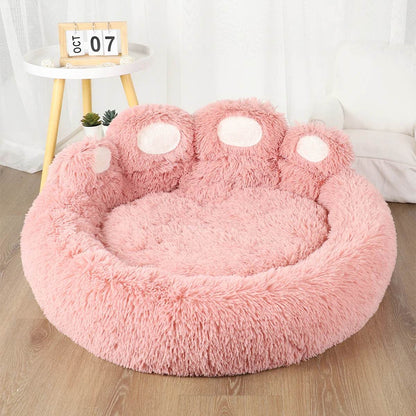 Big Paw Plush Pet Sofa Bed – Washable Dog & Cat Bed with Calming Raised Edges (Small to XL) - Tampa Home & Garden Store