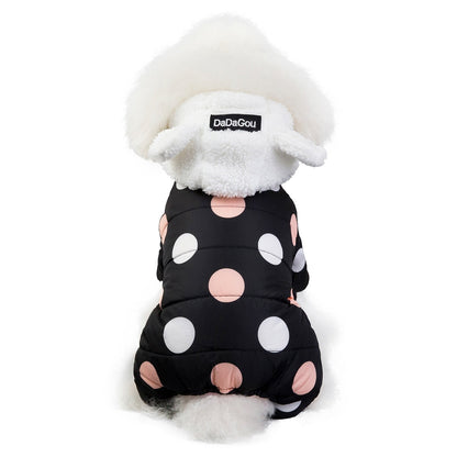 Big Polka Dot Snowsuit Jumpsuit - Tampa Home & Garden Store