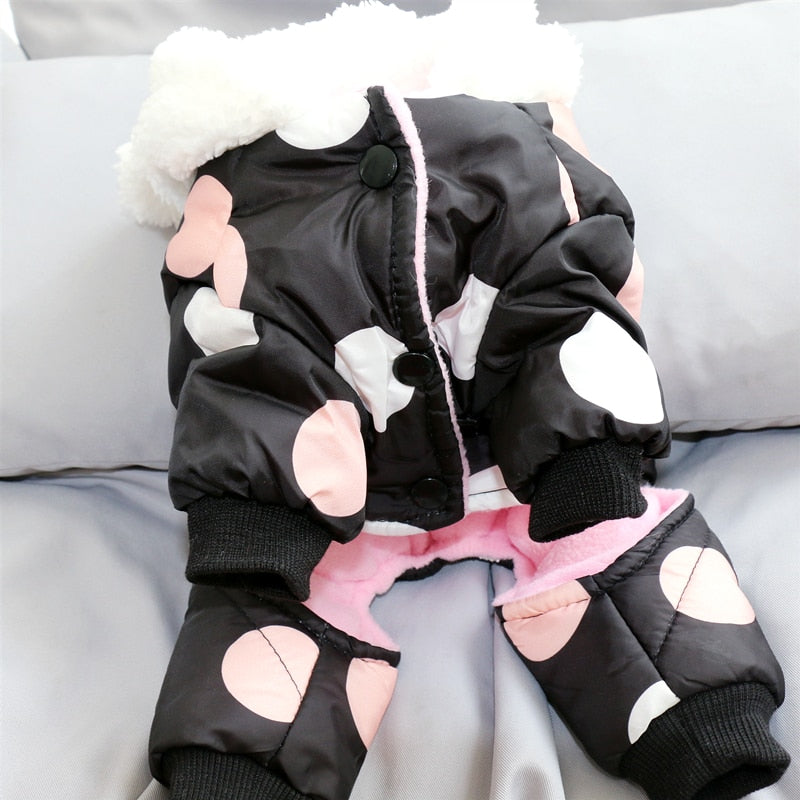 Big Polka Dot Snowsuit Jumpsuit - Tampa Home & Garden Store
