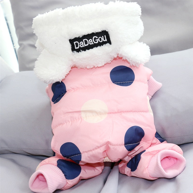 Big Polka Dot Snowsuit Jumpsuit - Tampa Home & Garden Store