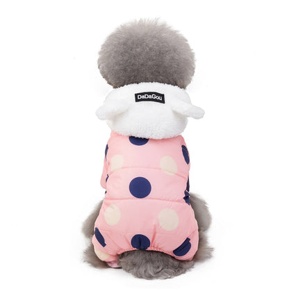 Big Polka Dot Snowsuit Jumpsuit - Tampa Home & Garden Store
