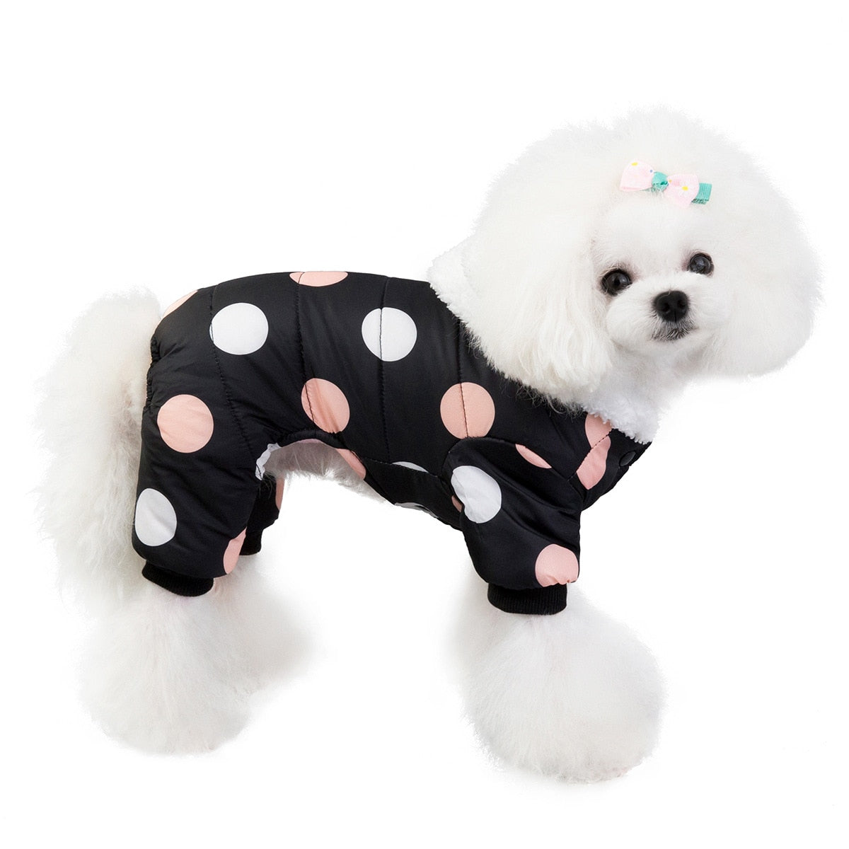 Big Polka Dot Snowsuit Jumpsuit - Tampa Home & Garden Store