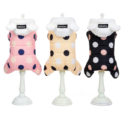 Big Polka Dot Snowsuit Jumpsuit - Tampa Home & Garden Store