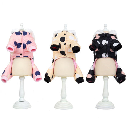 Big Polka Dot Snowsuit Jumpsuit - Tampa Home & Garden Store
